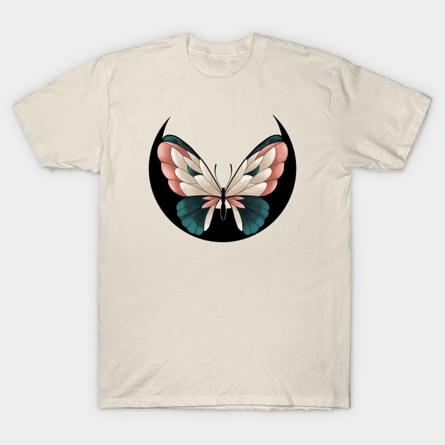 Butterfly Moon T-Shirt by Gekko and the Samurai 